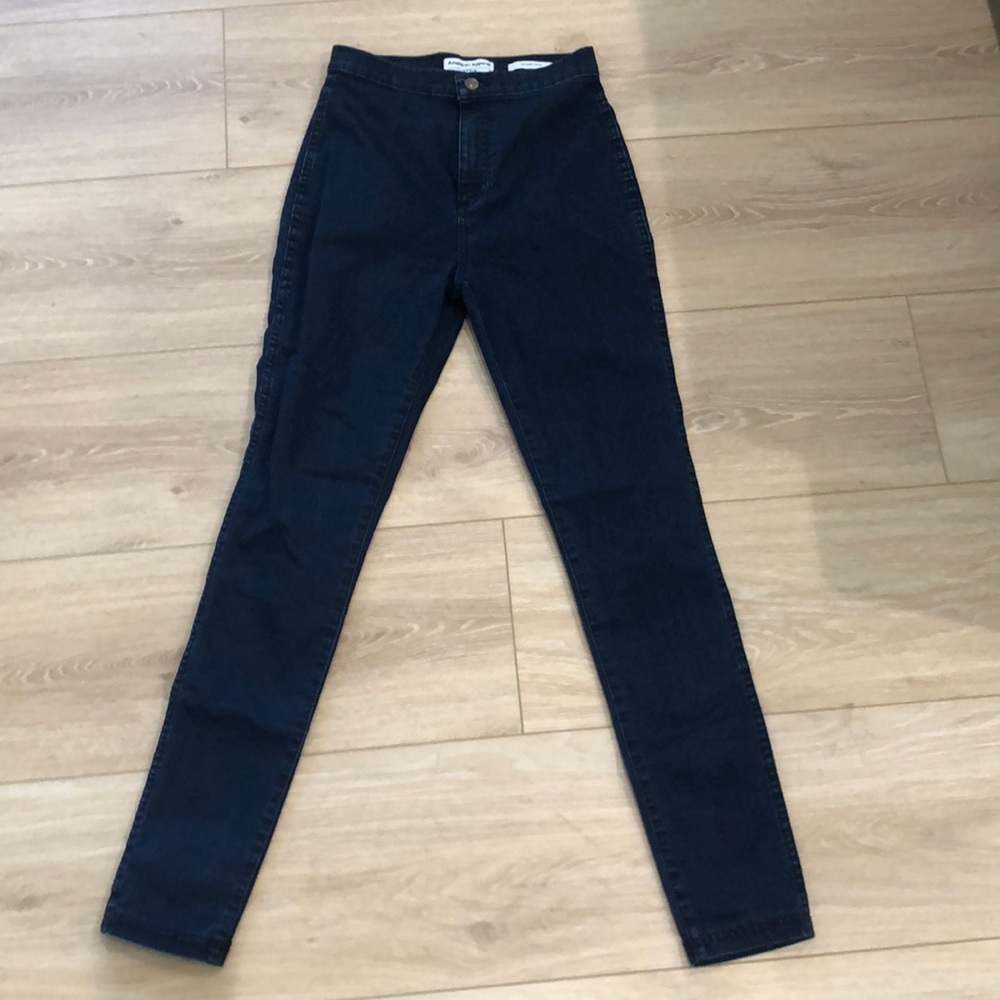 American Apparel skinny high waisted jeans